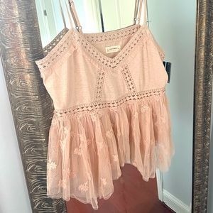 Lucky Brand Tank Top Dusty Rose Color